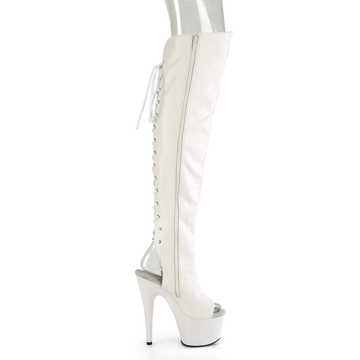 Pleaser   ADORE-3019 WHT Kunstleder/WHT Matte