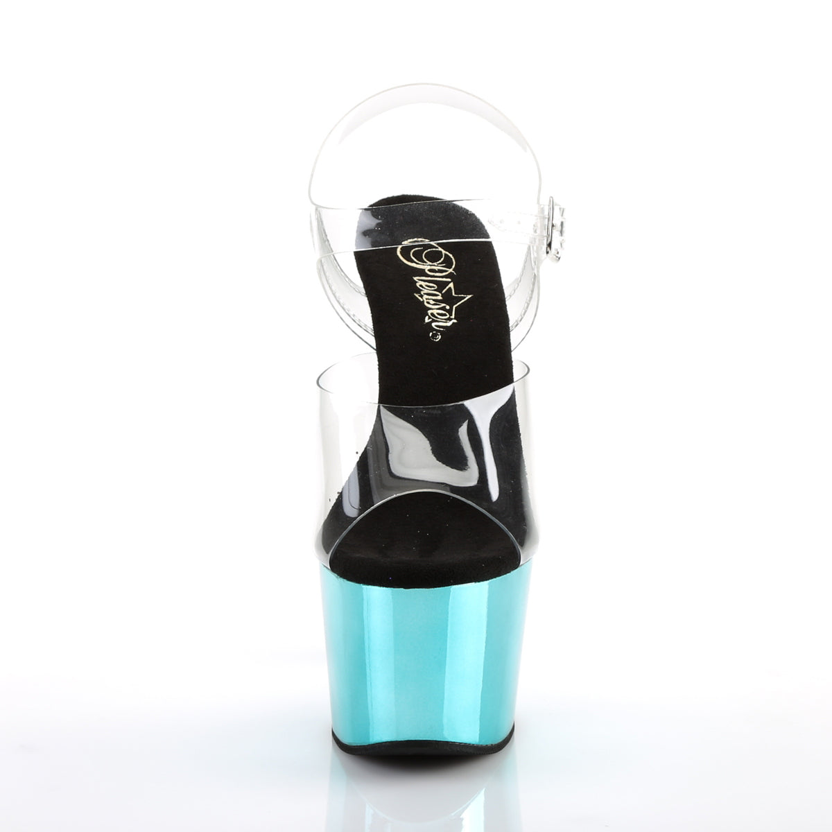 Pleaser Damen Sandalen ADORE-708 CLR / TURQUOISE Chrome