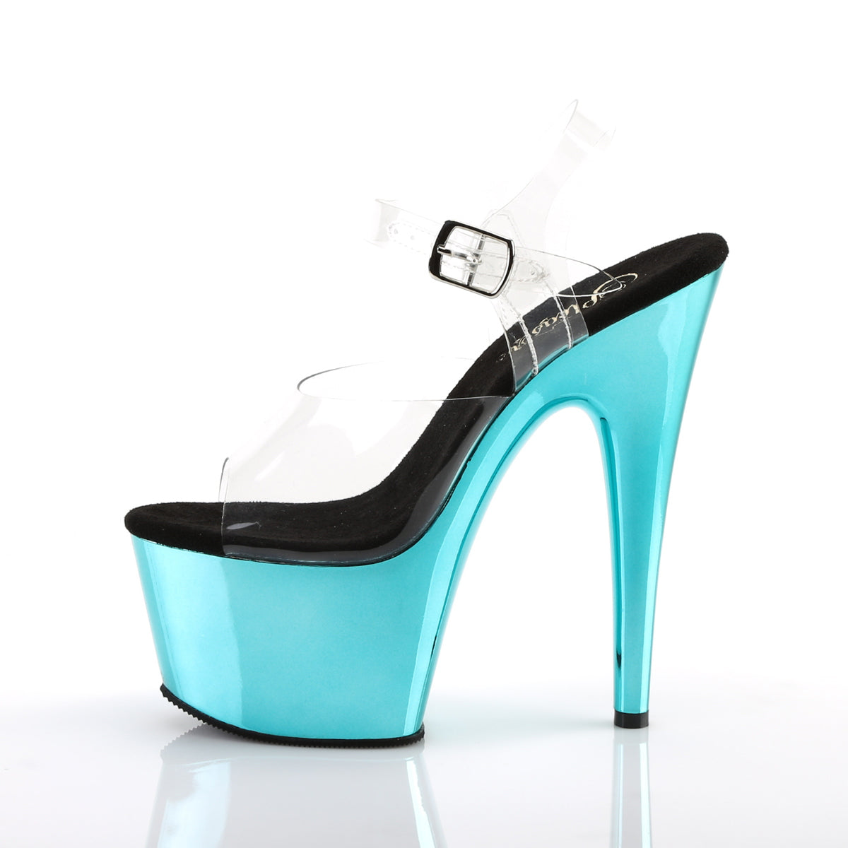 Pleaser Damen Sandalen ADORE-708 CLR / TURQUOISE Chrome