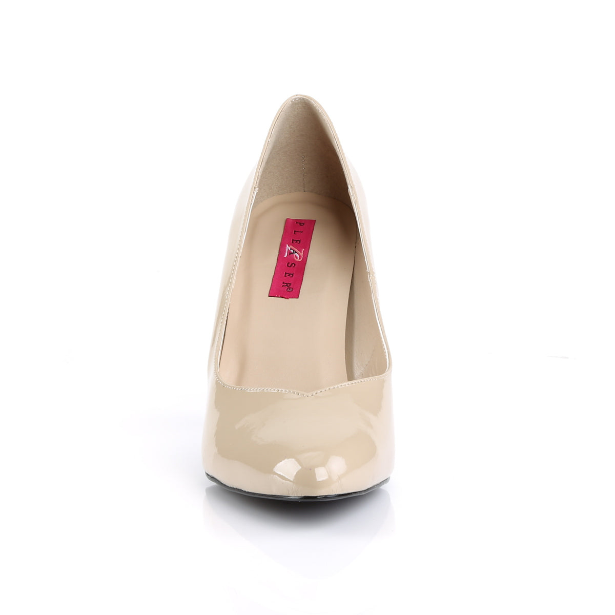 Pleaser Pink Label Womens Pumps DREAM-420 Cream Pat