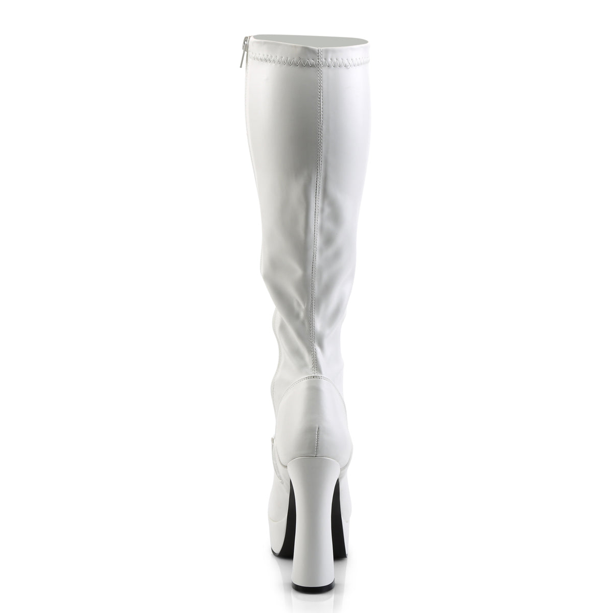 Pleaser Womens Boots. ELECTRA-2000Z WHT Str Faux Leder