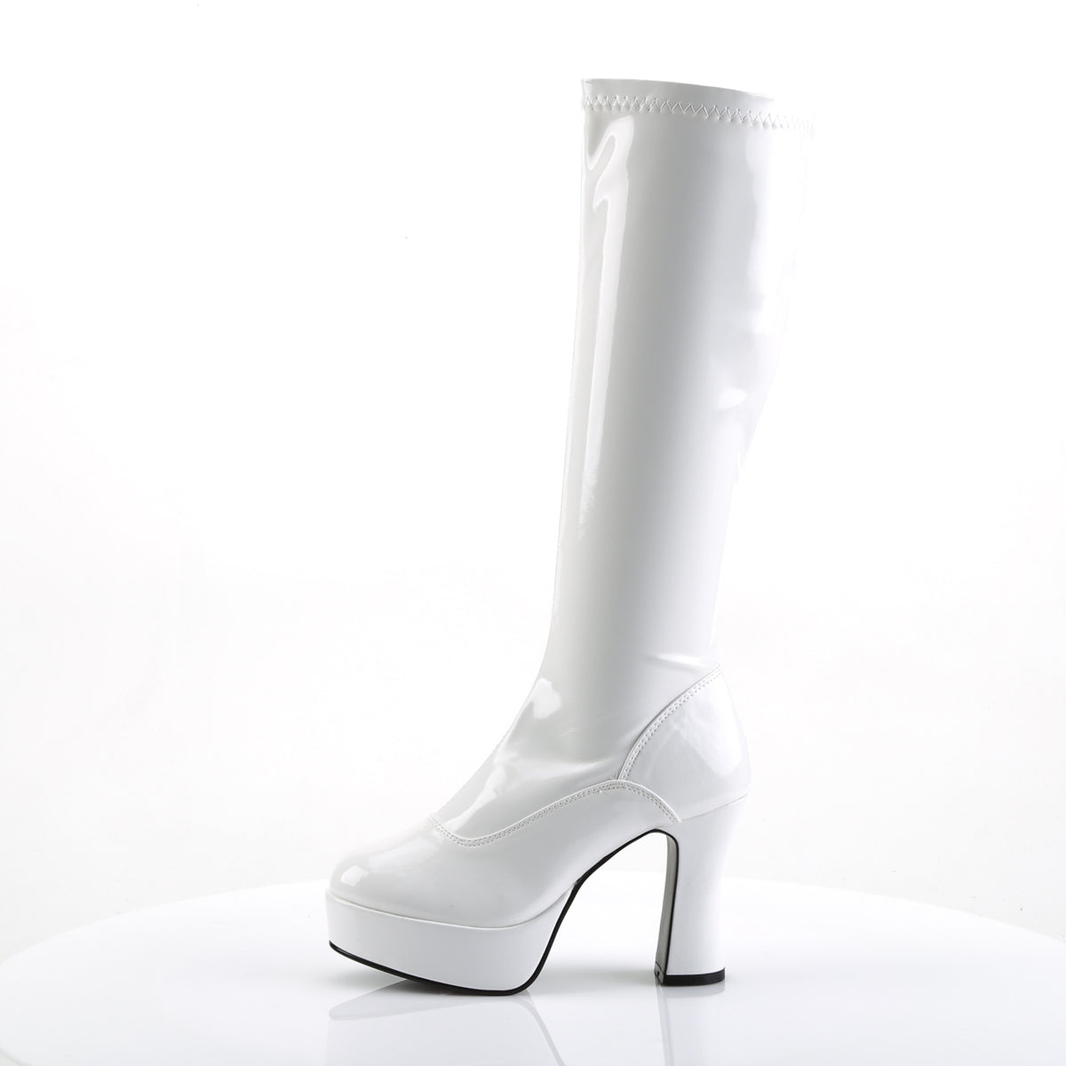 Funtasma Womens Boots. EXOTICA-2000 WHT STR Pat