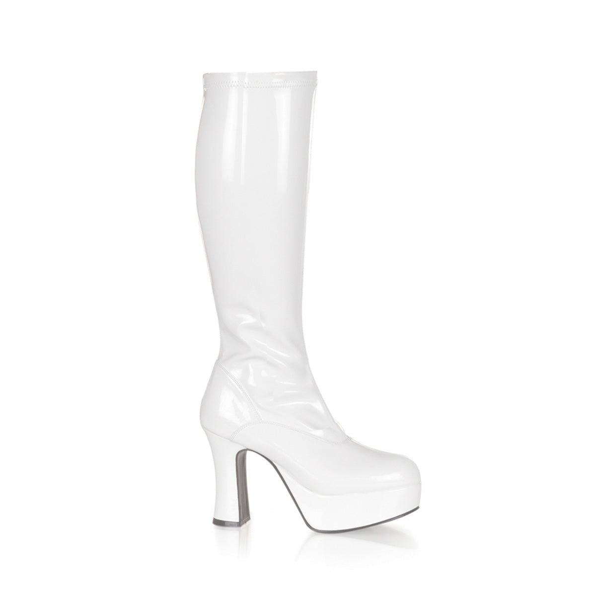 Funtasma Womens Boots. EXOTICA-2000 WHT STR Pat