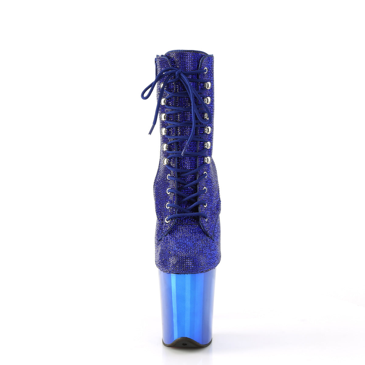 Pleaser  Stiefeletten FLAMINGO-1020Crs Royal Blue RS / Royal Blue Chrome