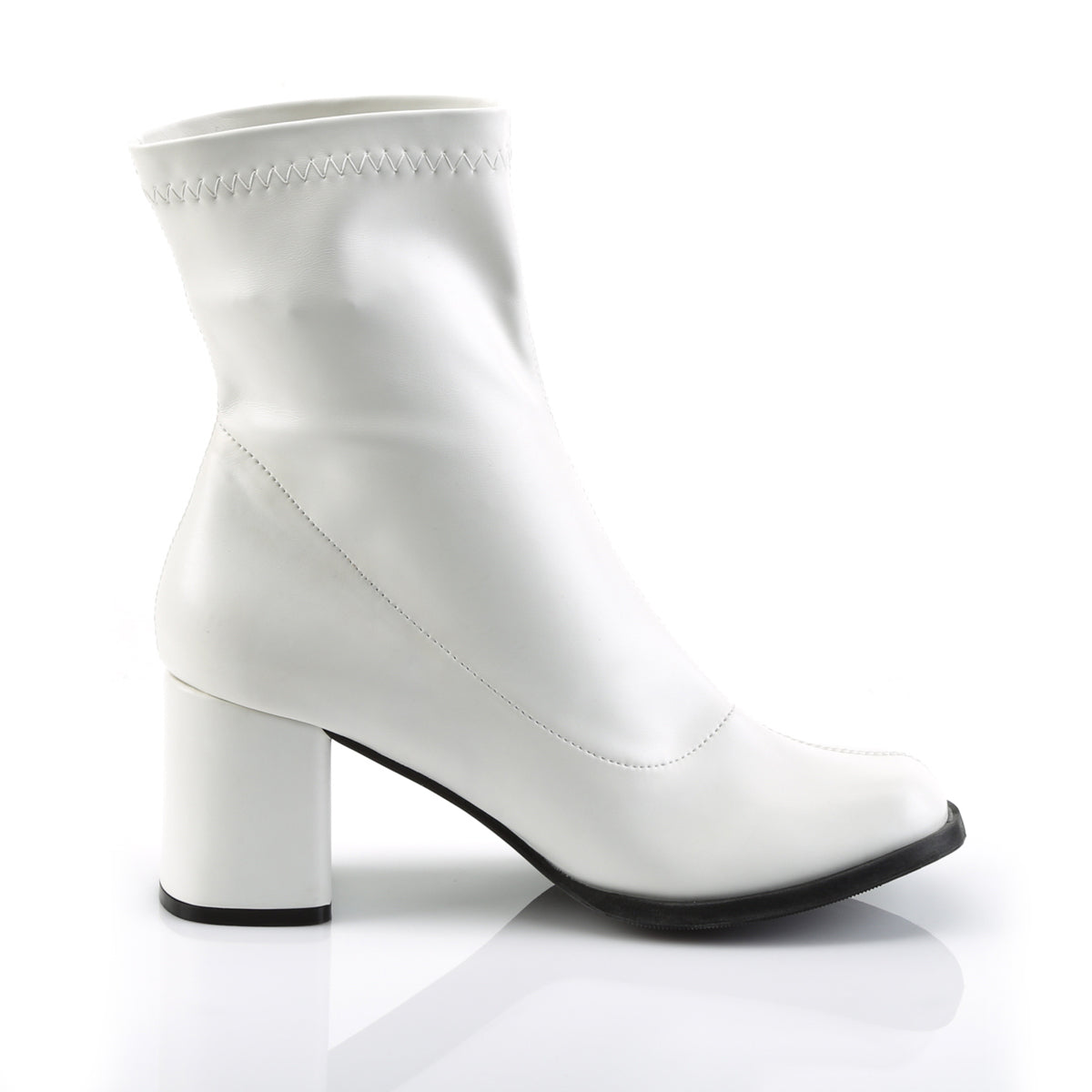 Funtasma Womens Ankle Boots GOGO-150 Wht Str Pu