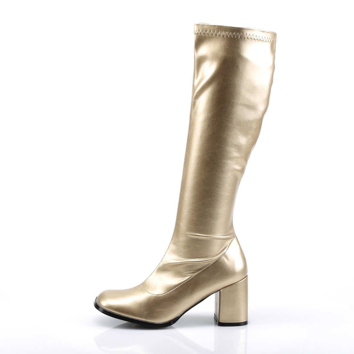 Funtasma Womens Boots GOGO-300 Gold Str Pu