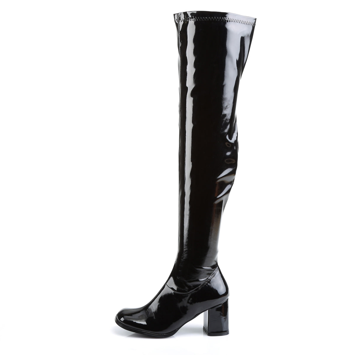 Funtasma Womens Boots. Gogo-3000 BLK Str Pat