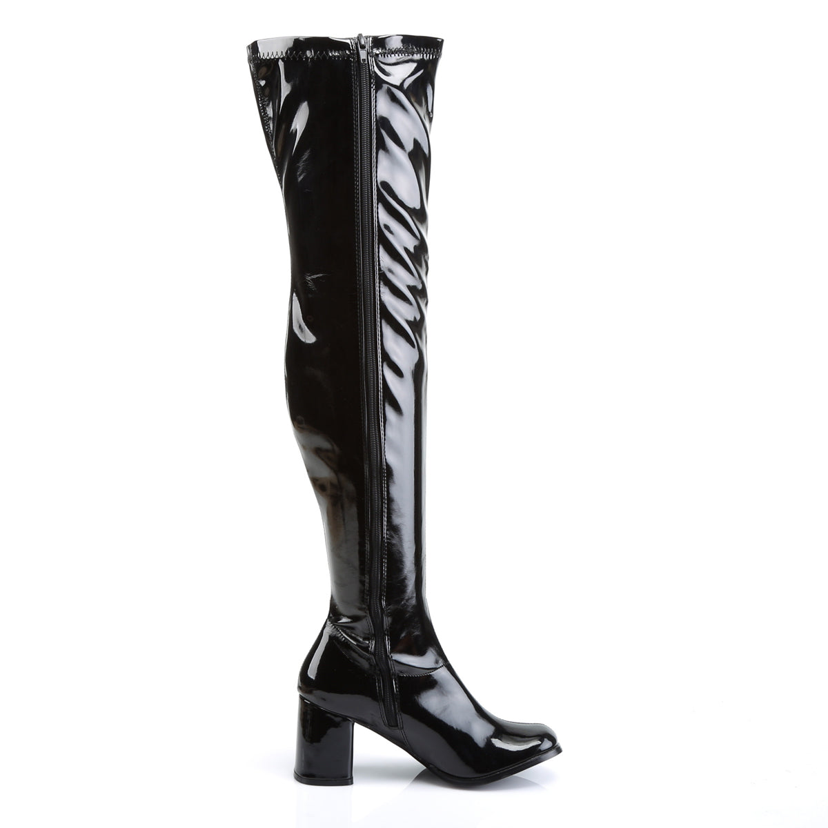 Funtasma Womens Boots. Gogo-3000 BLK Str Pat