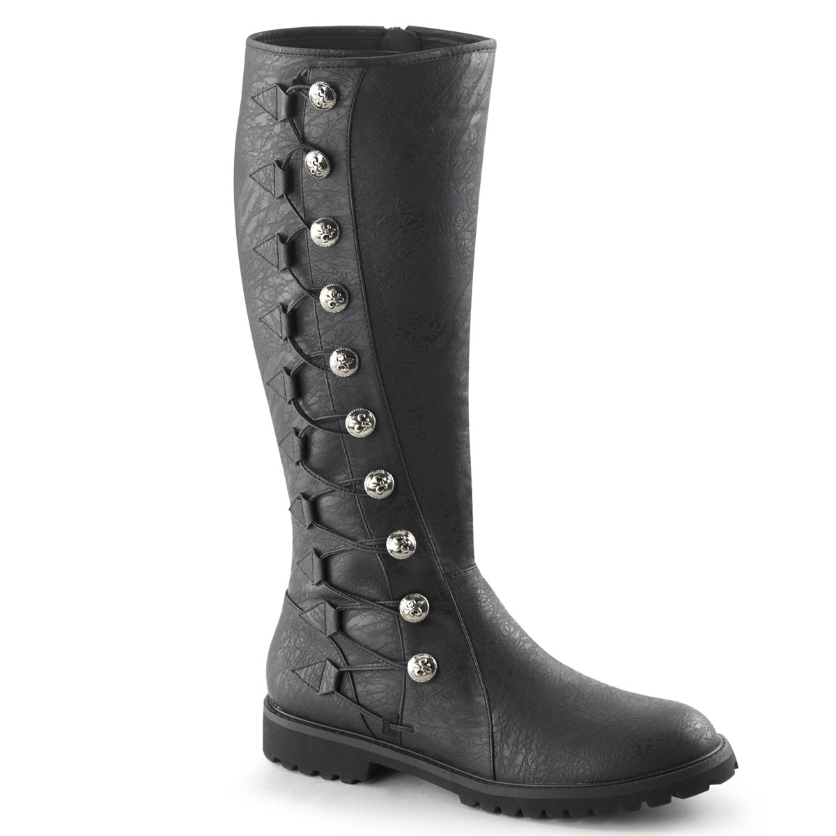 Funtasma Herrenstiefel GOTHAM-109 BLK Distressed PU