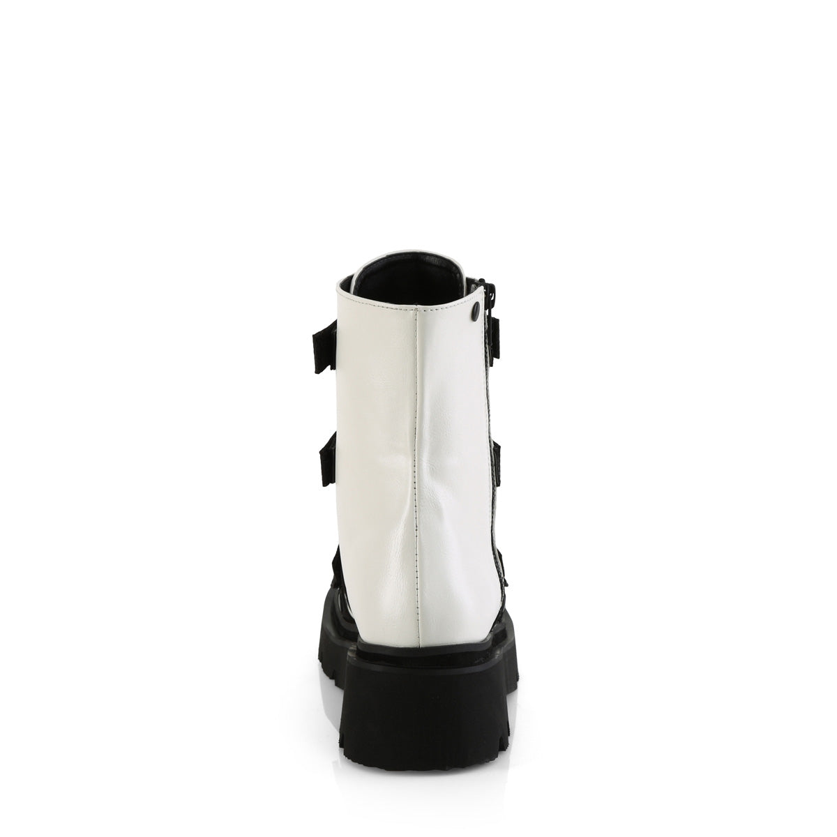 DemoniaCult   RENEGADE-50 WHT Vegan Leder-Nylon