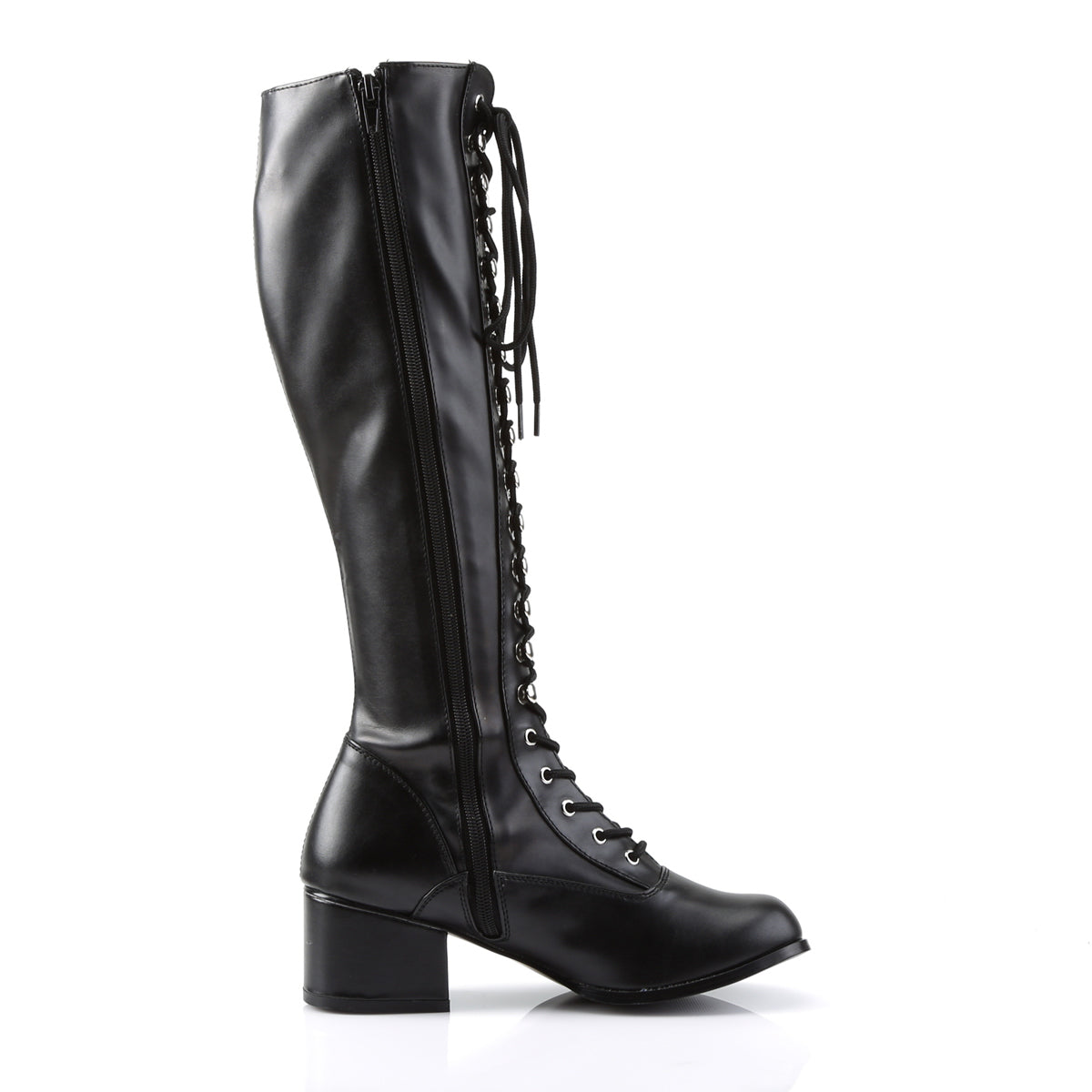 Funtasma Womens Boots. Retro-302 BLK STR PU