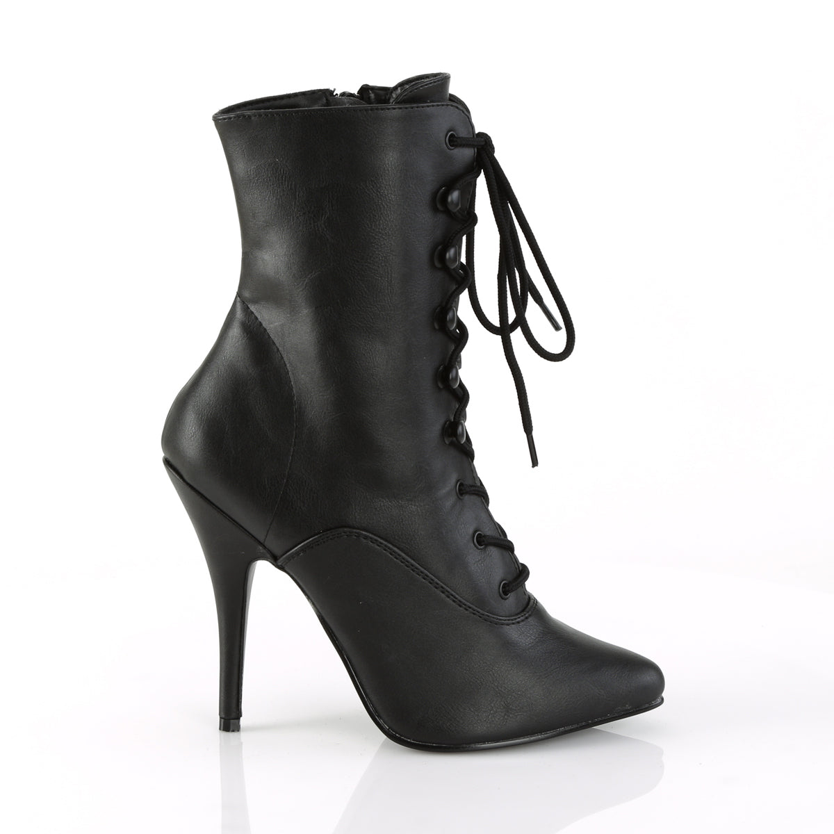 Pleaser Damen Knöchelstiefel SEDUCE-1020 BLK Faux Leder