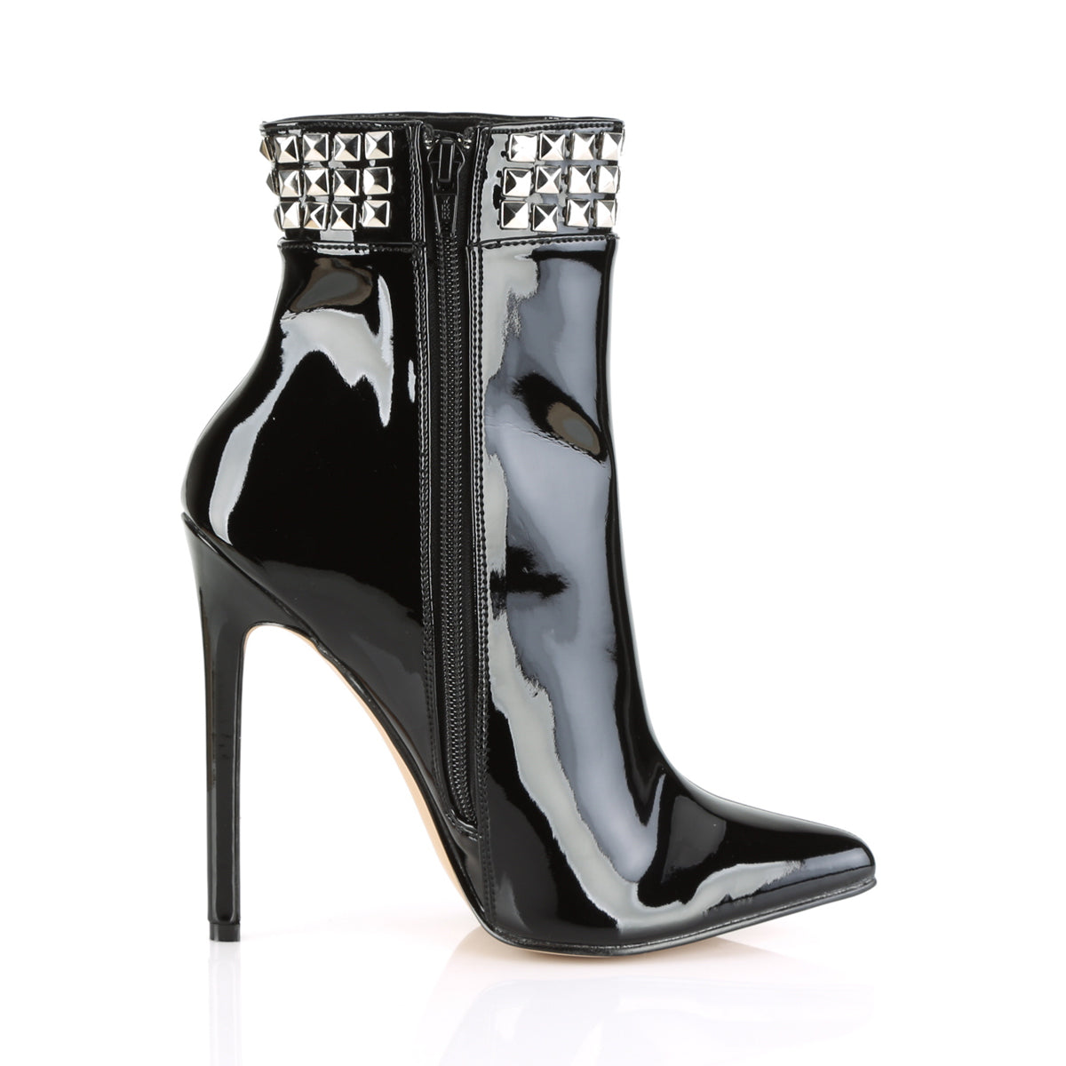 Pleaser Damen Knöchelstiefel SEXY-1006 BLK Pat.