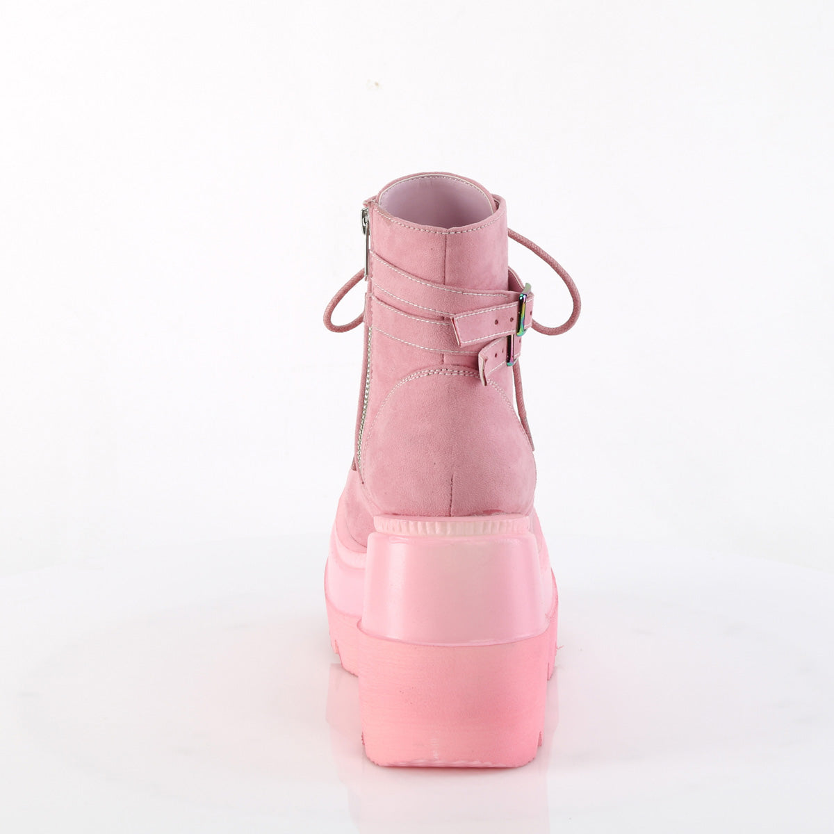 DemoniaCult  Stiefeletten SHAKER-52 B. Pink Vegan Wildleder