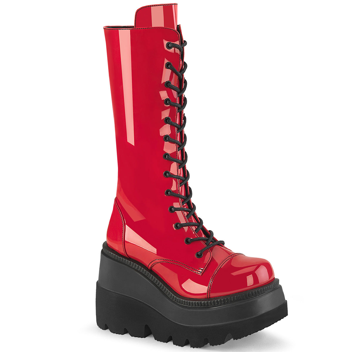 DemoniaCult  Boots SHAKER-72 Red Patent