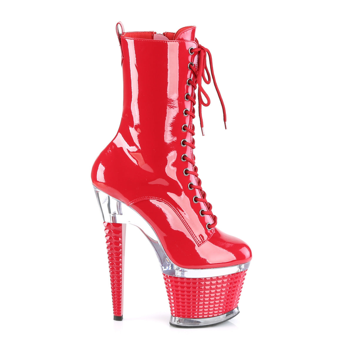 Pleaser  Ankle Boots SPECTATOR-1040 Red/Clr-Red