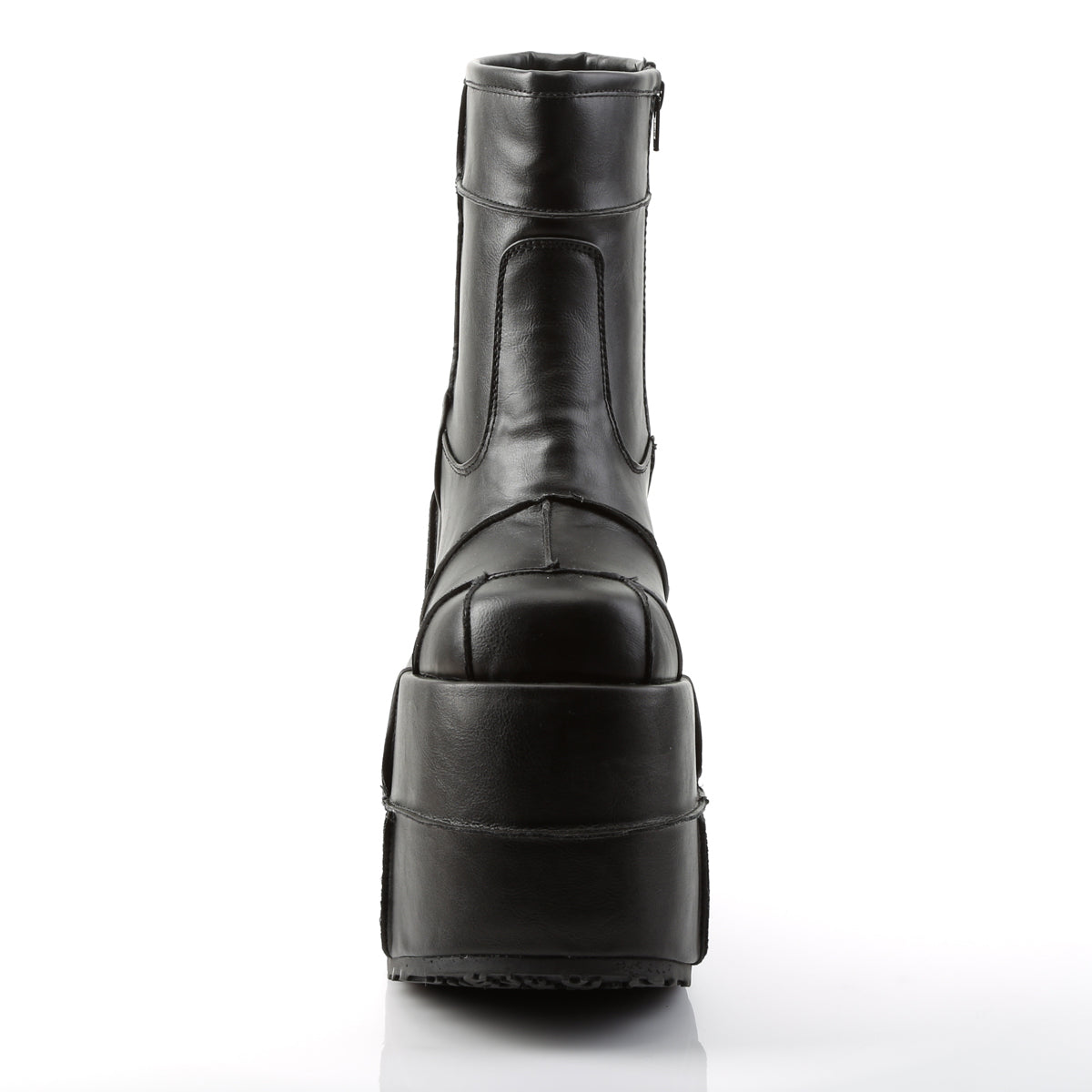 DemoniaCult Herrenstiefel STACK-201 BLK Vegan Leder