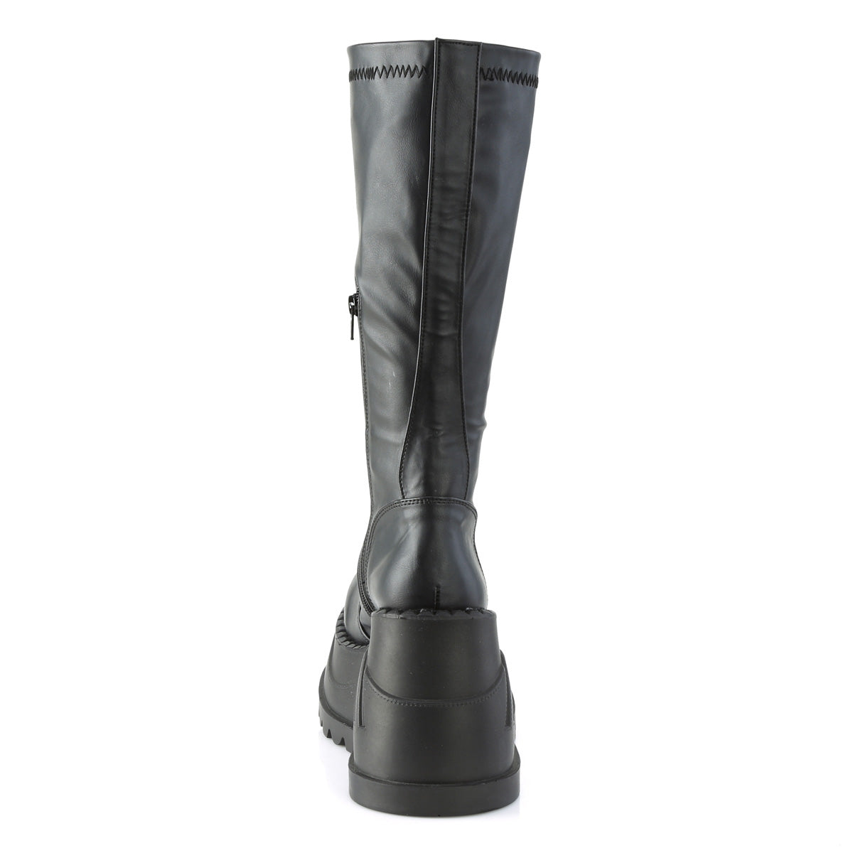 DemoniaCult Frauenstiefel STOMP-200 BLK Stretch Vegan Leder