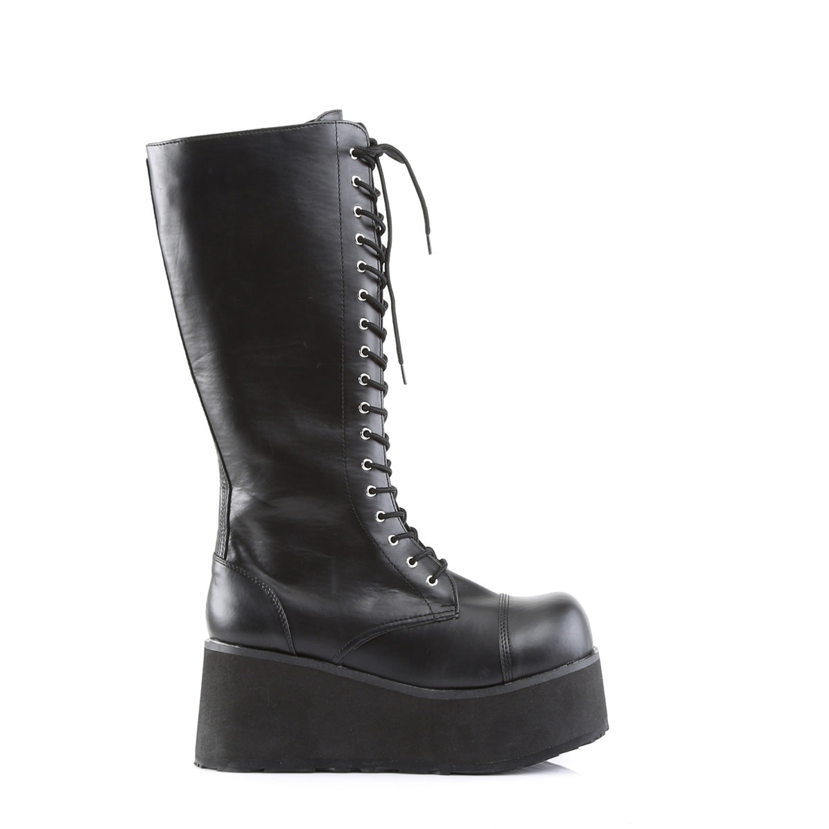 DemoniaCult Mens Boots TRASHVILLE-502 Blk Vegan Leather