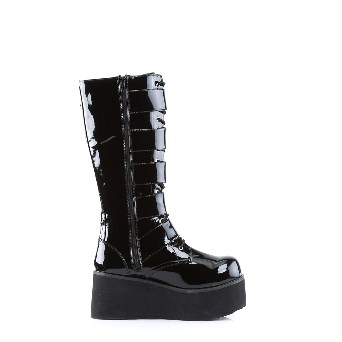 DemoniaCult Herrenstiefel TRASHVILLE-518 BLK Pat