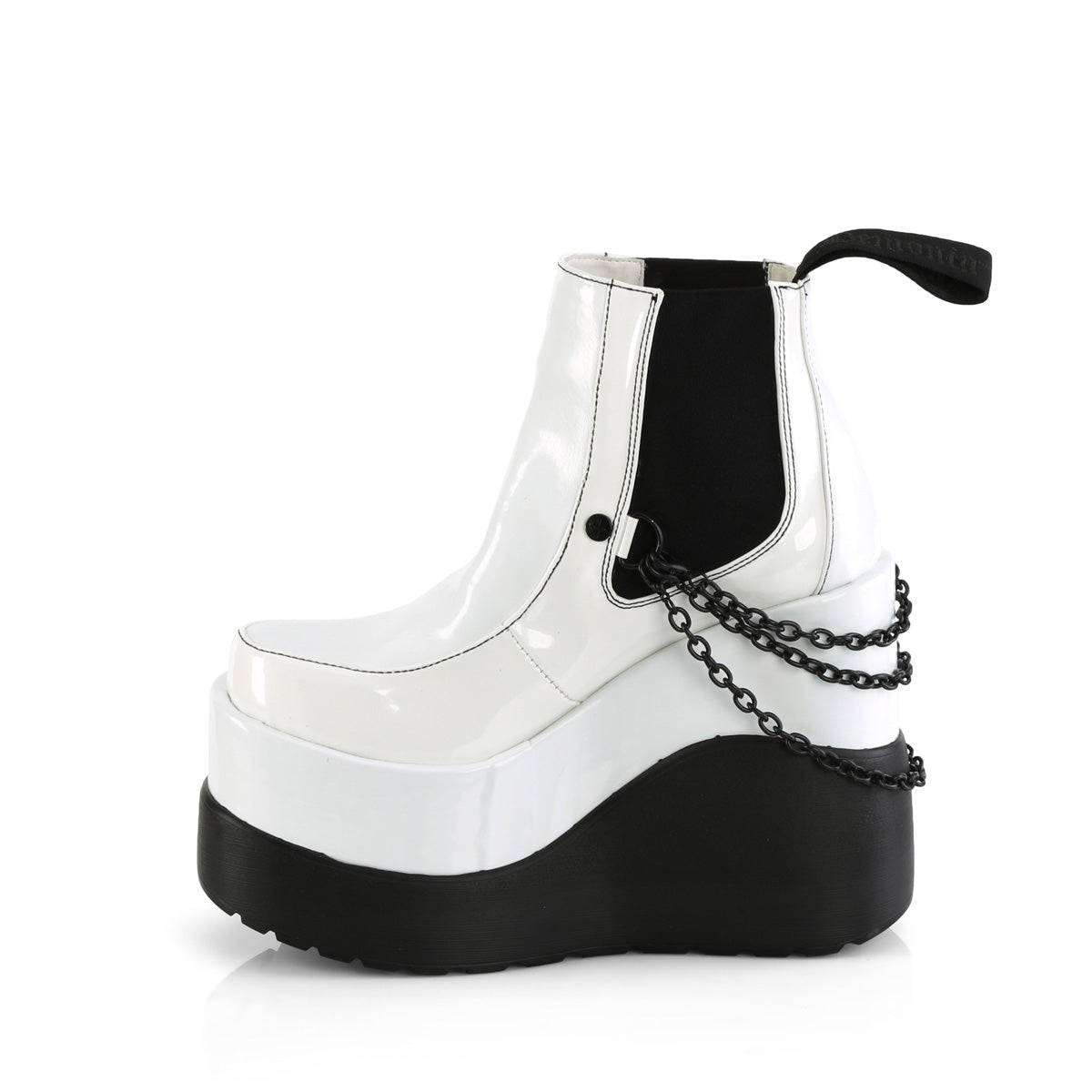 DemoniaCult  Stiefeletten VOID-50 wht Holo Pat