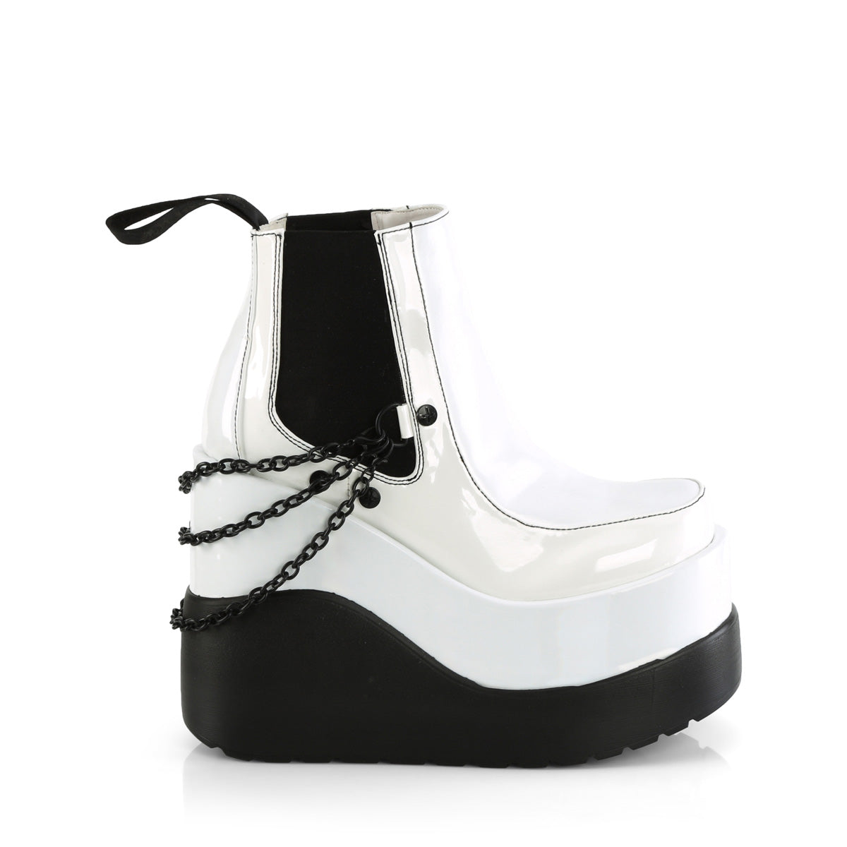 DemoniaCult  Stiefeletten VOID-50 wht Holo Pat