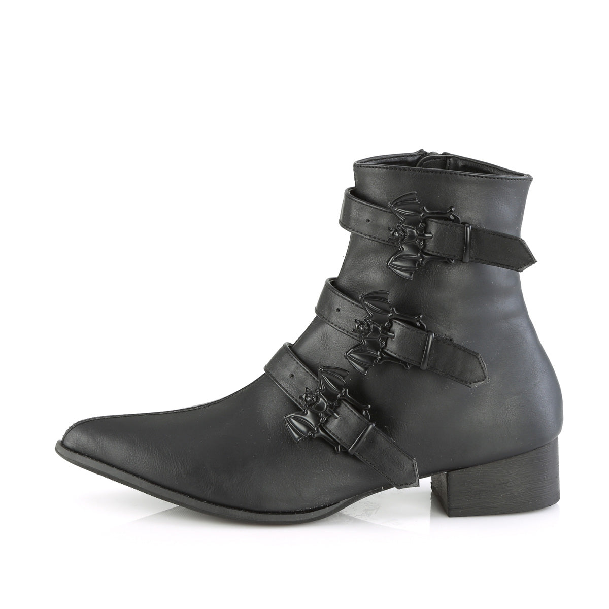 DemoniaCult Herrenstiefel WARLOCK-50-B BLK Vegan Leder