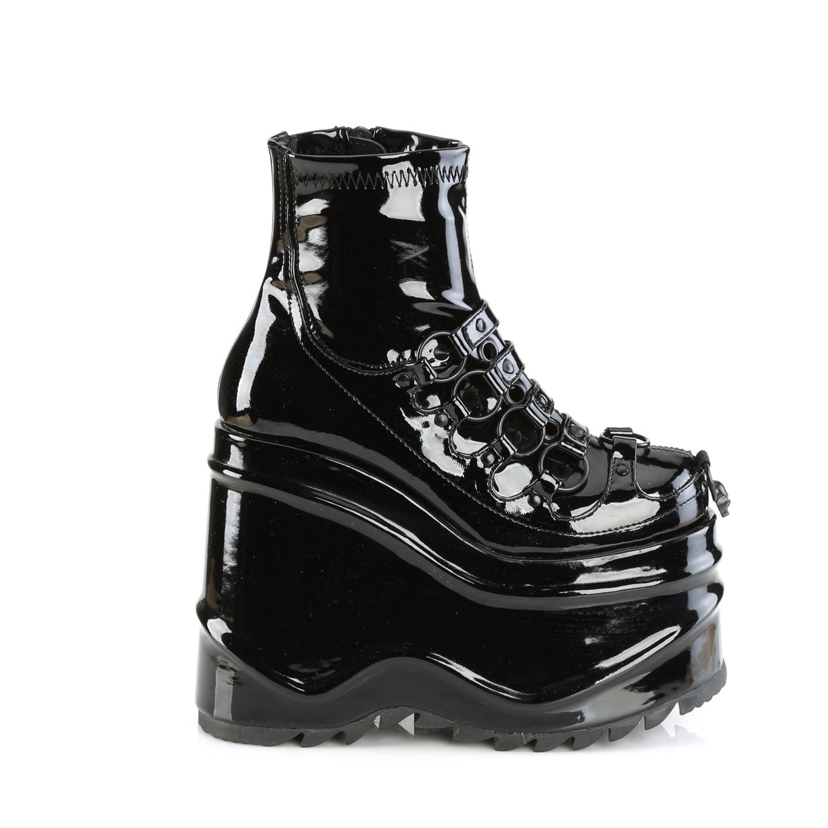 DemoniaCult  Stiefeletten WAVE-110 Blk Pat